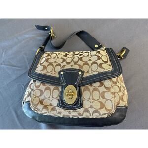 Coach Vintage Legacy Jacquard Shoulder Bag F12857